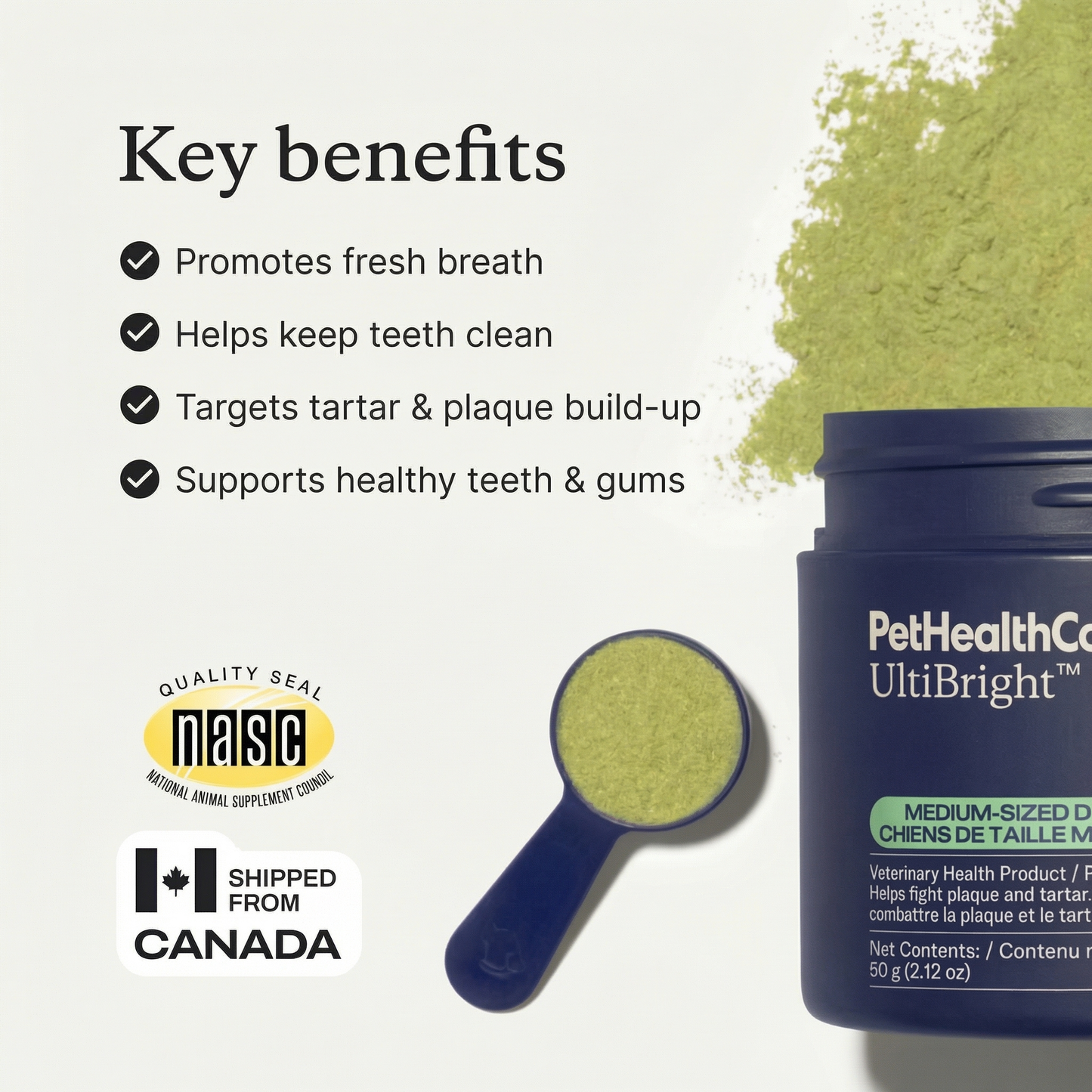 UltiBright™ Dog Dental Powder